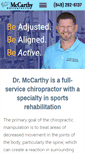 Mobile Screenshot of mccarthychiropractic.com